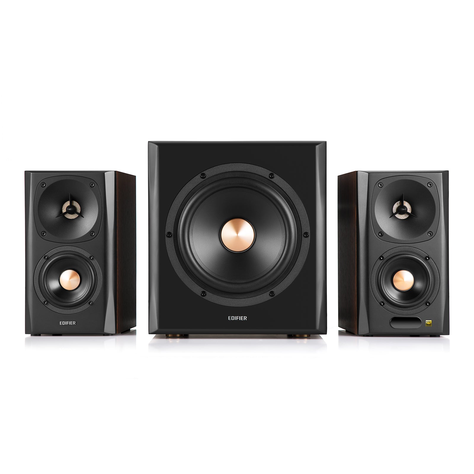 Edifier S360DB Bookshelf Speaker and Subwoofer 2.1 Speaker System Bluetooth v5.1 - Certified Refurbished