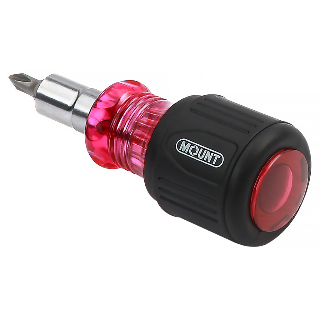 K-Mount 6-In-1 Stubby Multi-Bit Screwdriver
