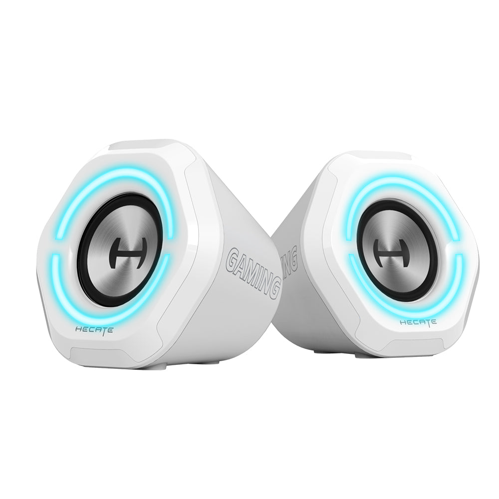 HECATE by Edifier G1000 USB Computer Speakers,USB-Powered Bluetooth 5.3 PC Gaming Speakers for Desktop Computer Laptop and Mobile Phone USB 3.5mm Aux Bluetooth Input RGB Lights