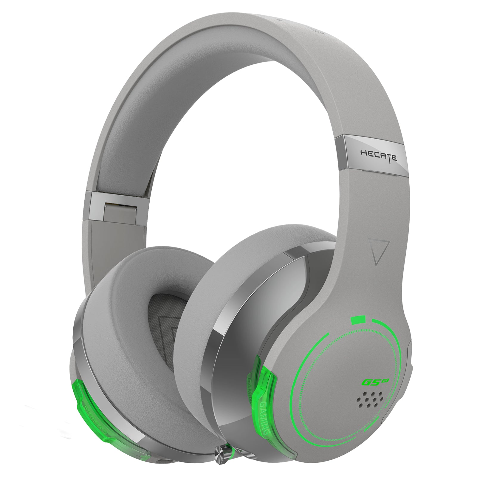 HECATE by Edifier G5BT Bluetooth Gaming Headset, Over Ear Wired Headphones with Mic (Grey)