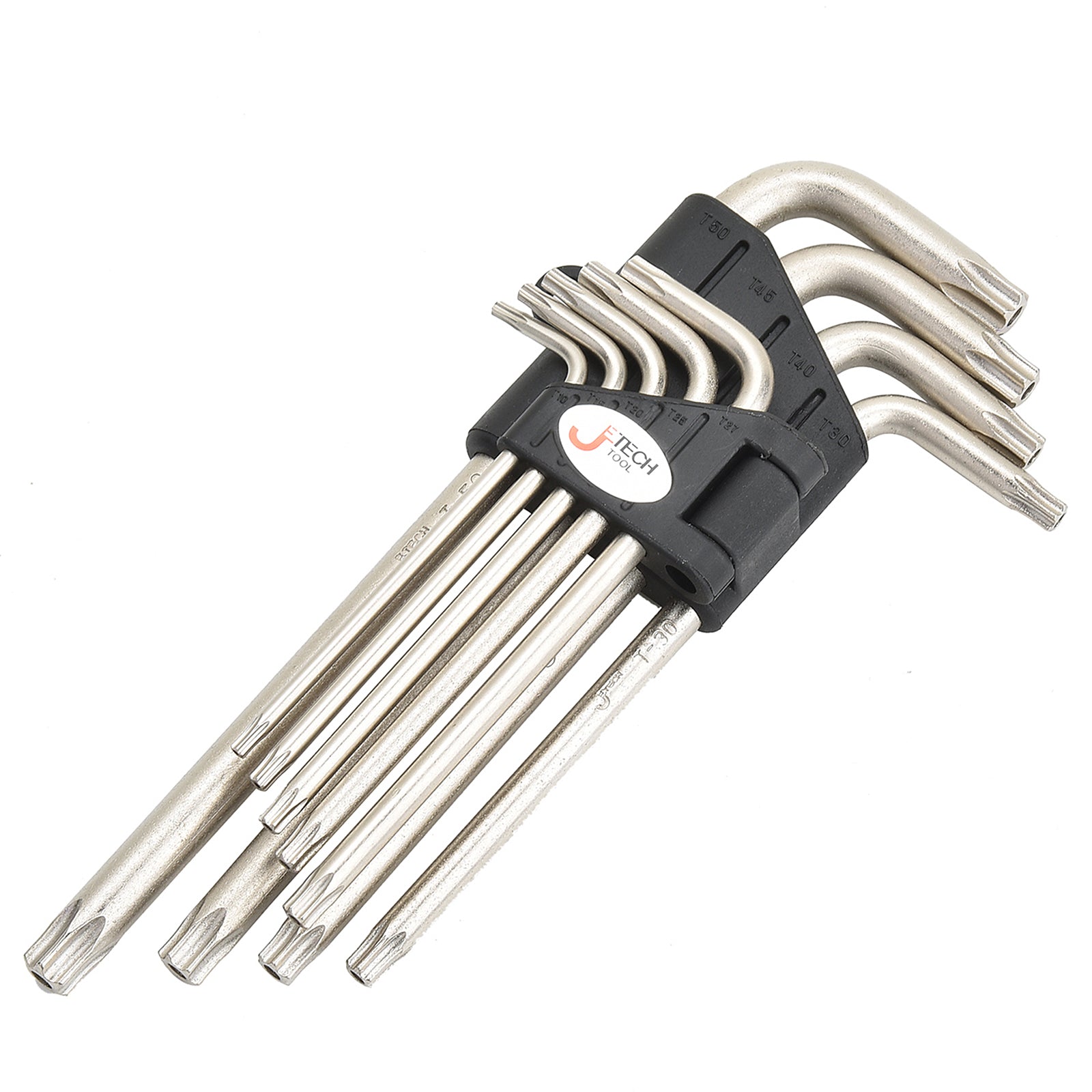 Jetech Tamper-Resistant Security Star Torx Key Wrench Set (TT10-TT50), 9PCS