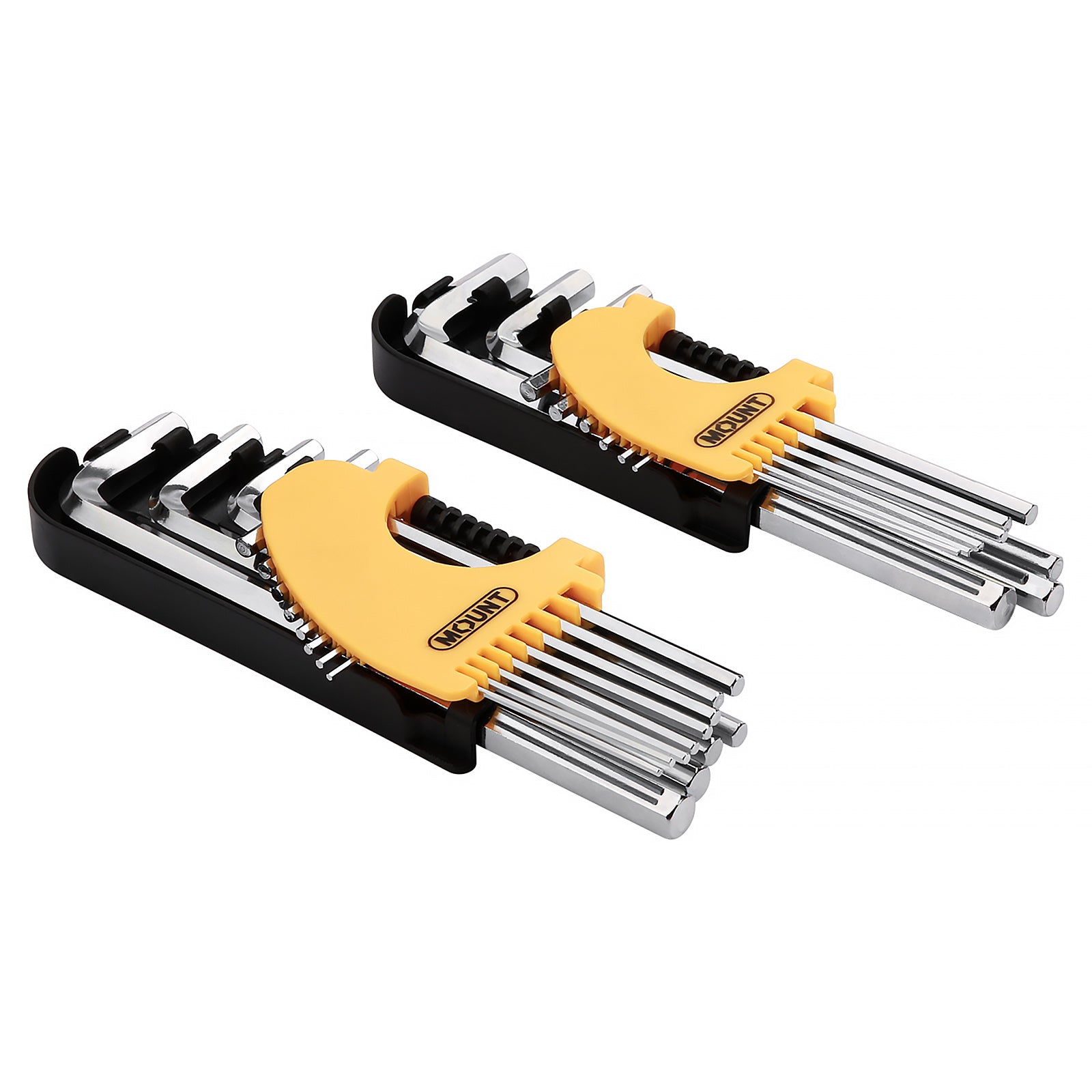 Mount 21PCS Long Arm Hex Key Allen Wrench Set, Metric/SAE
