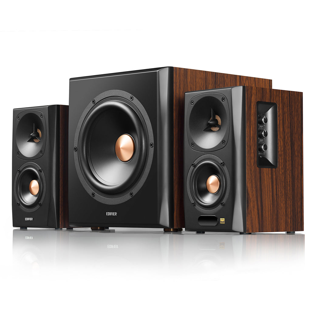 Edifier S360DB Bookshelf Speaker and Subwoofer 2.1 Speaker System Bluetooth v5.1