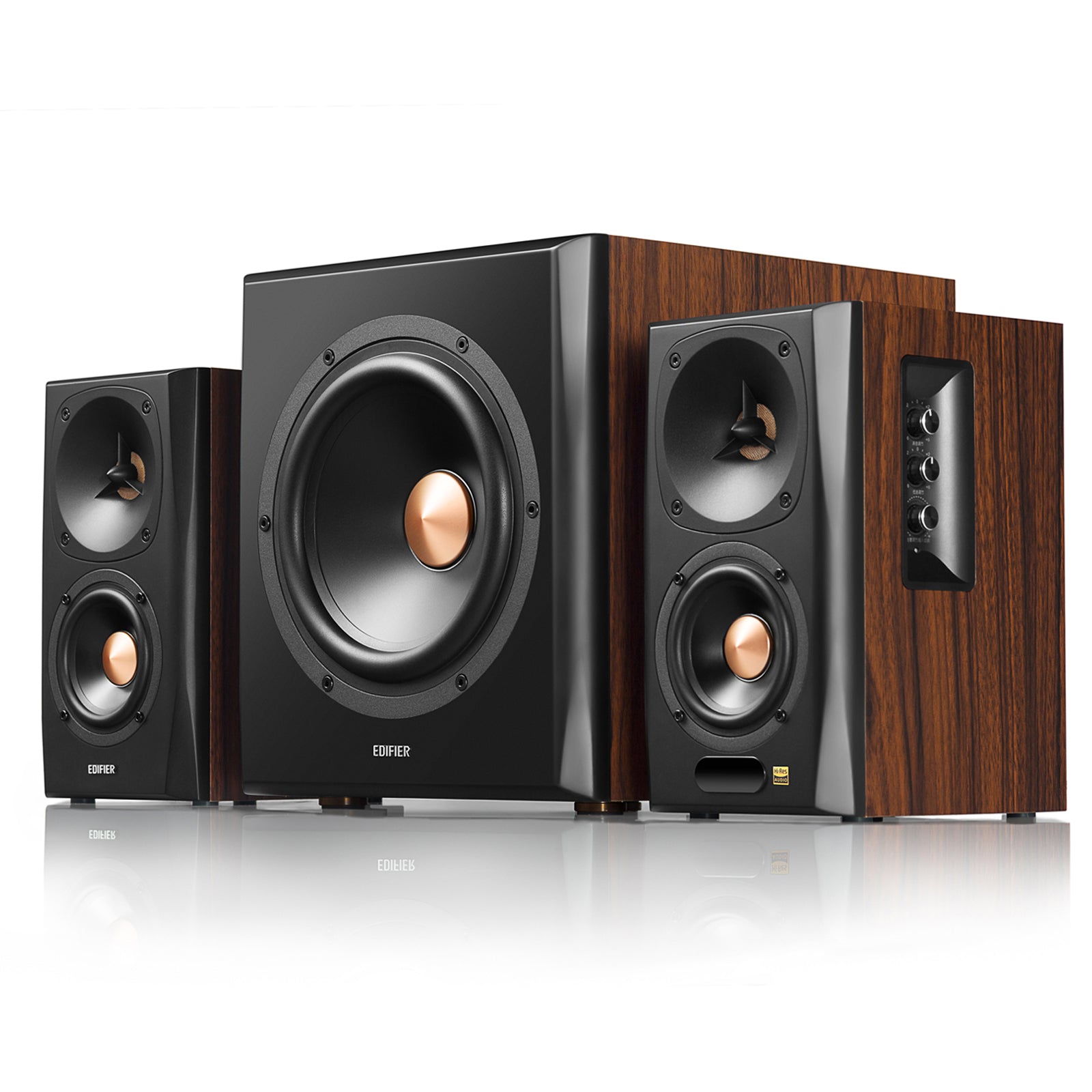 Edifier S360DB Bookshelf Speaker and Subwoofer 2.1 Speaker System Bluetooth v5.1