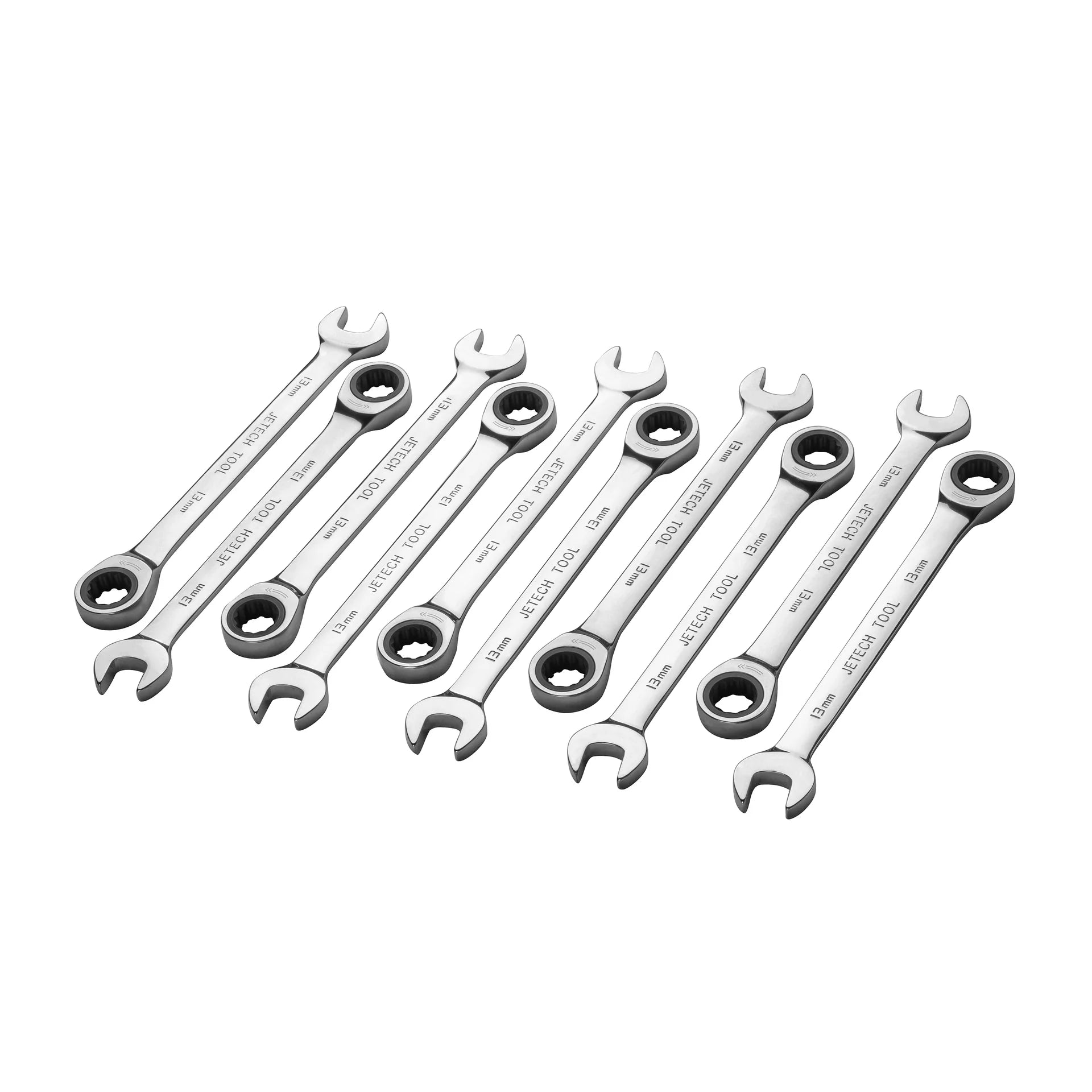 Jetech Ratcheting Combination Wrench, Metric, 6 Pack (various sizes)