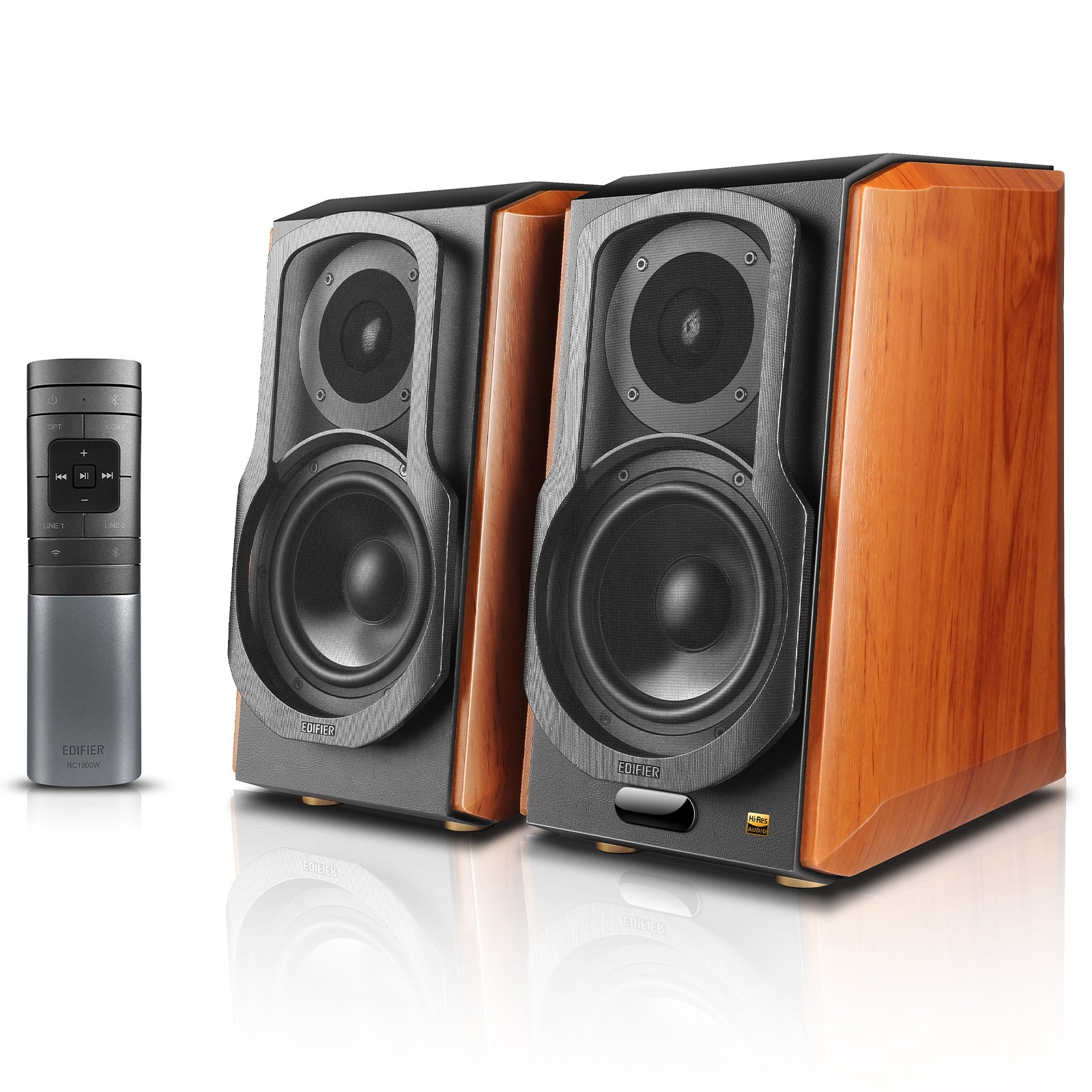 Edifier S1000W WiFi Audiophile Active Bookshelf 2.0 Speakers - Pair,  Certified Refurbished