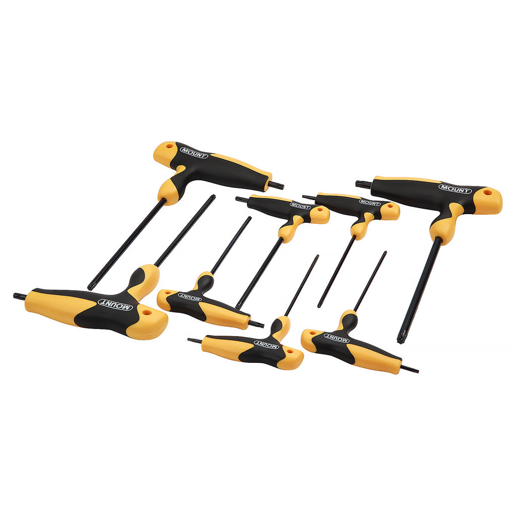 Mount 8PCS T-Handle Torx Star Key Set