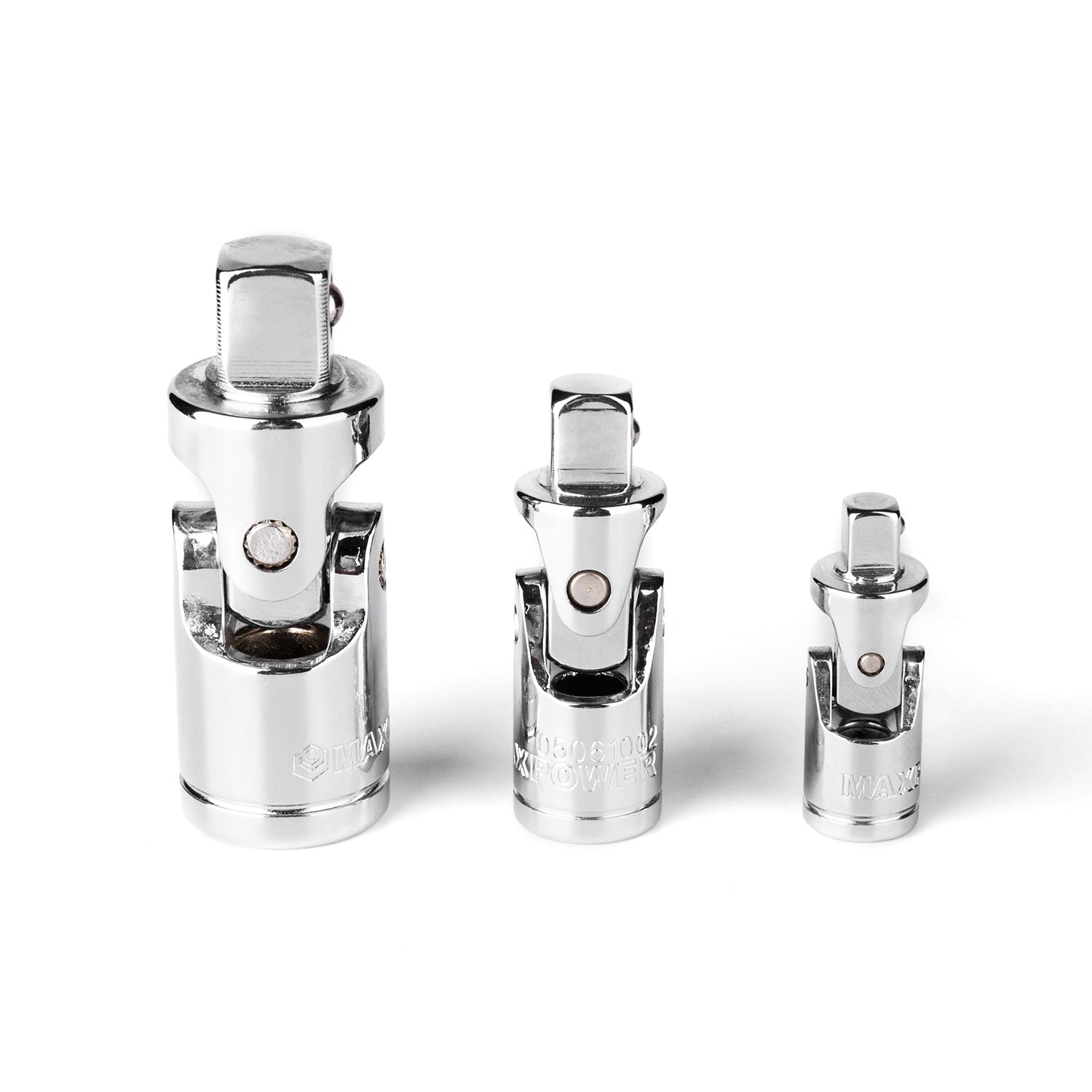MAXPOWER 3-Piece Universal Joint Set