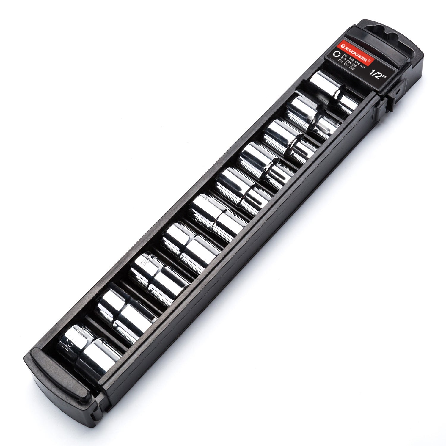 MAXPOWER 10-Piece 1/2-inch 12.5mm E-Torx Socket Set