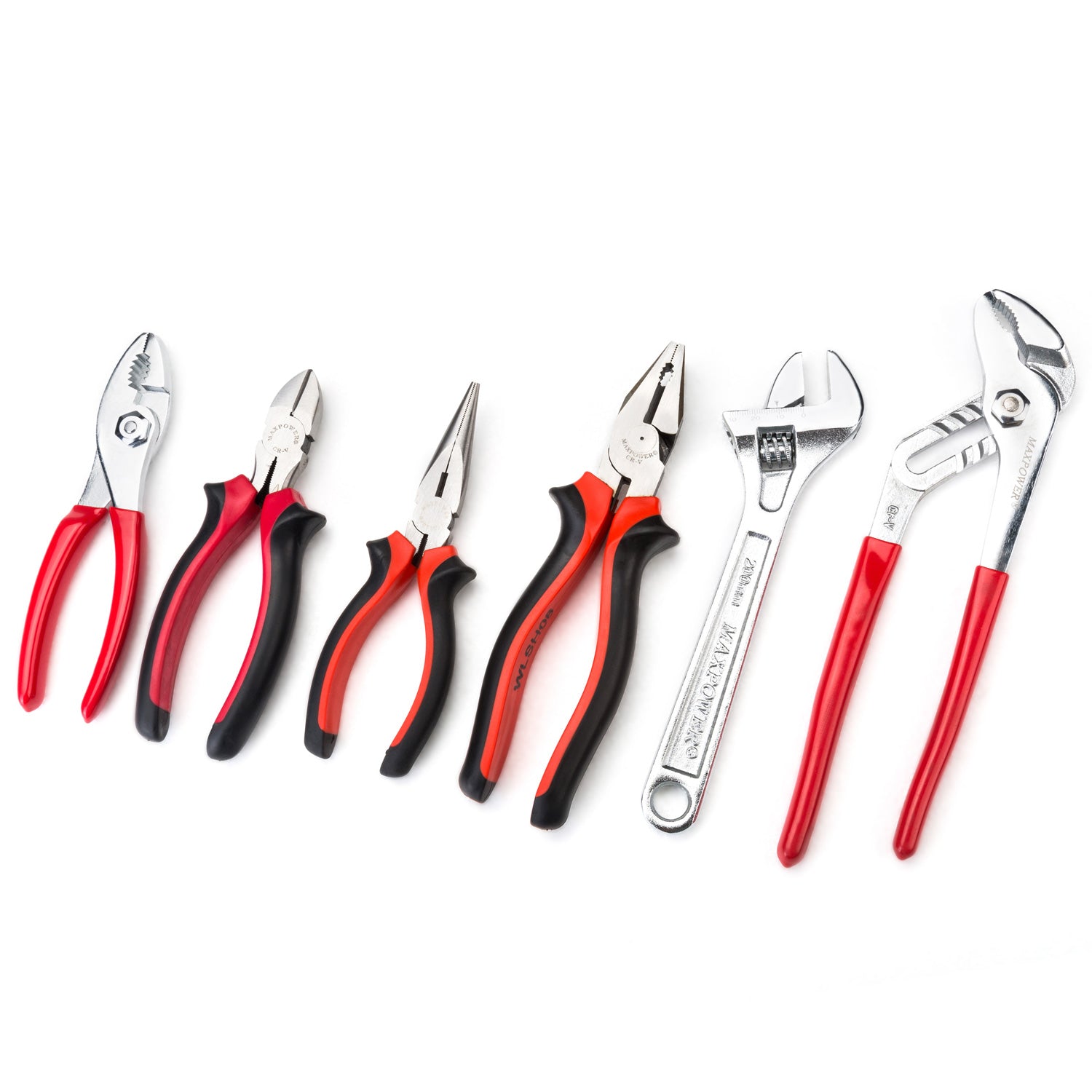 MAXPOWER 6pcs Wrench and Pliers set
