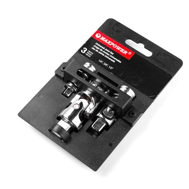 MAXPOWER 3-Piece Universal Joint Set