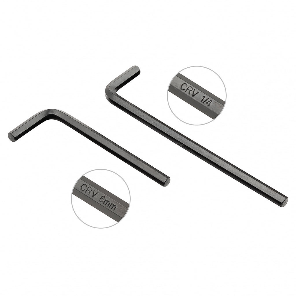 Mount 25PCS Hex Key Allen Wrench Set, Metric/SAE