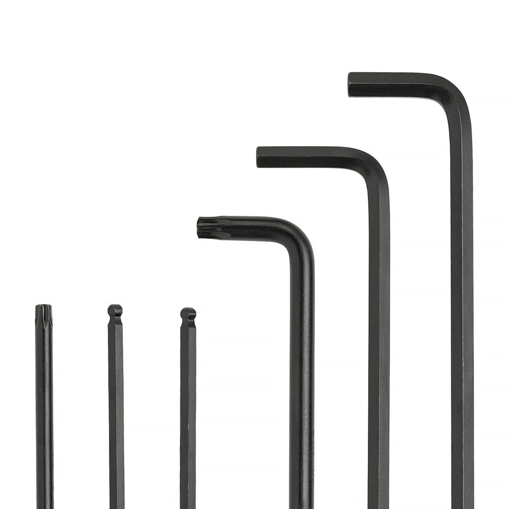 Mount 27PCS Extra Long Arm Ball End Hex Key Allen Wrench Set, Metric/SAE/Torx