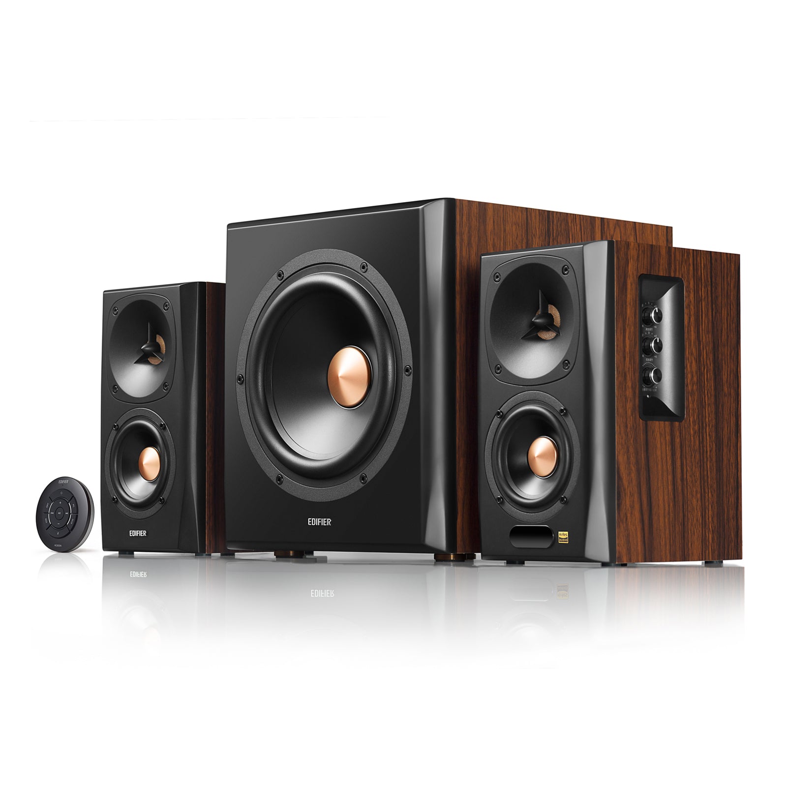 Edifier S360DB Bookshelf Speaker and Subwoofer 2.1 Speaker System Bluetooth v5.1 - Certified Refurbished