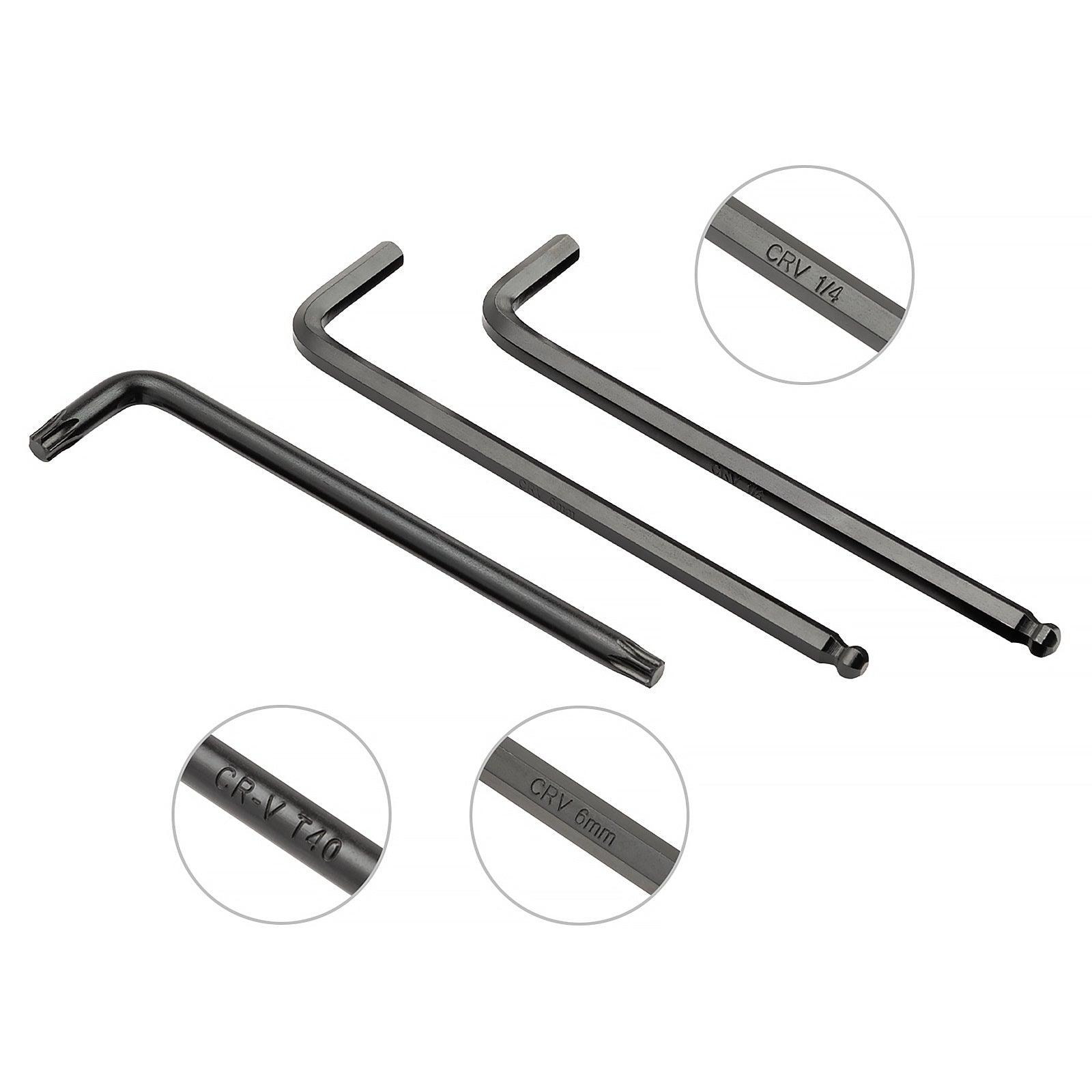 Mount 27PCS Extra Long Arm Ball End Hex Key Allen Wrench Set, Metric/SAE/Torx
