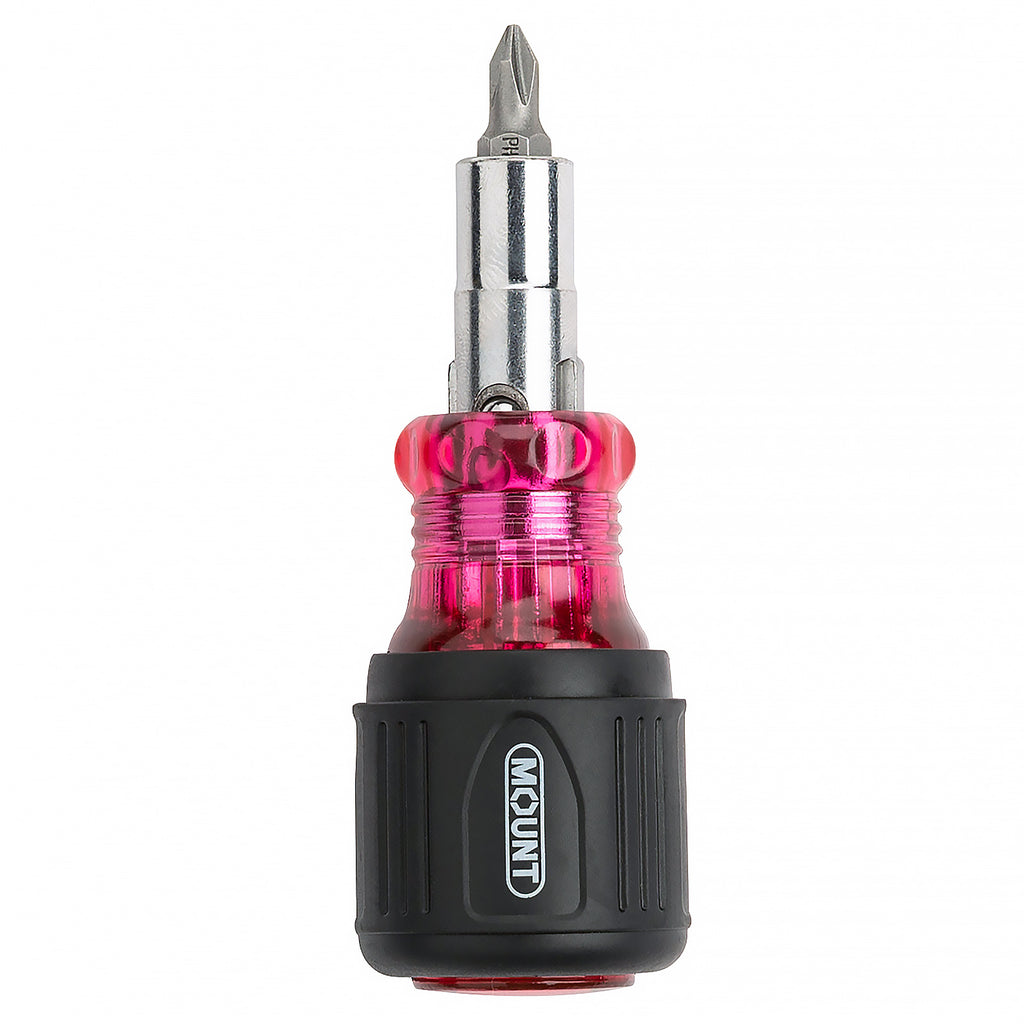 K-Mount 6-In-1 Stubby Multi-Bit Screwdriver