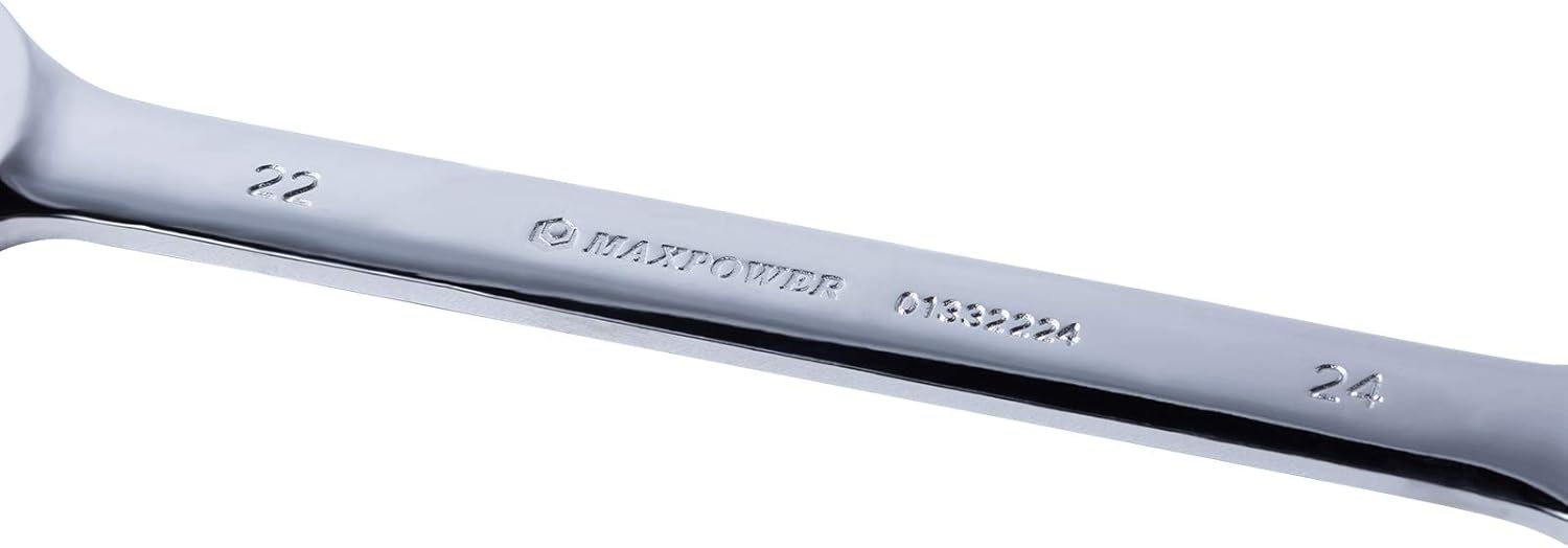 MAXPOWER 10pcs Double Open-end Wrench Set - Metric