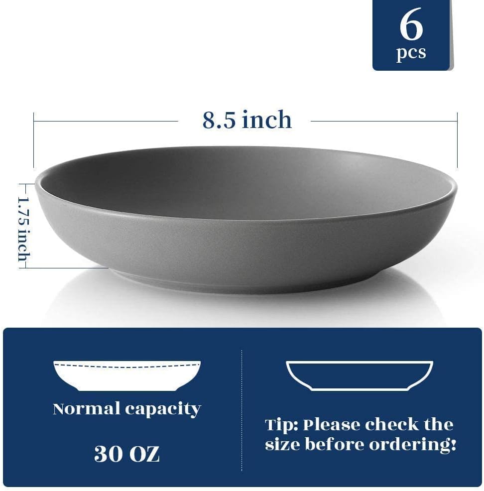 Y YHY Pasta Bowls 30oz, Large Salad Serving Bowls