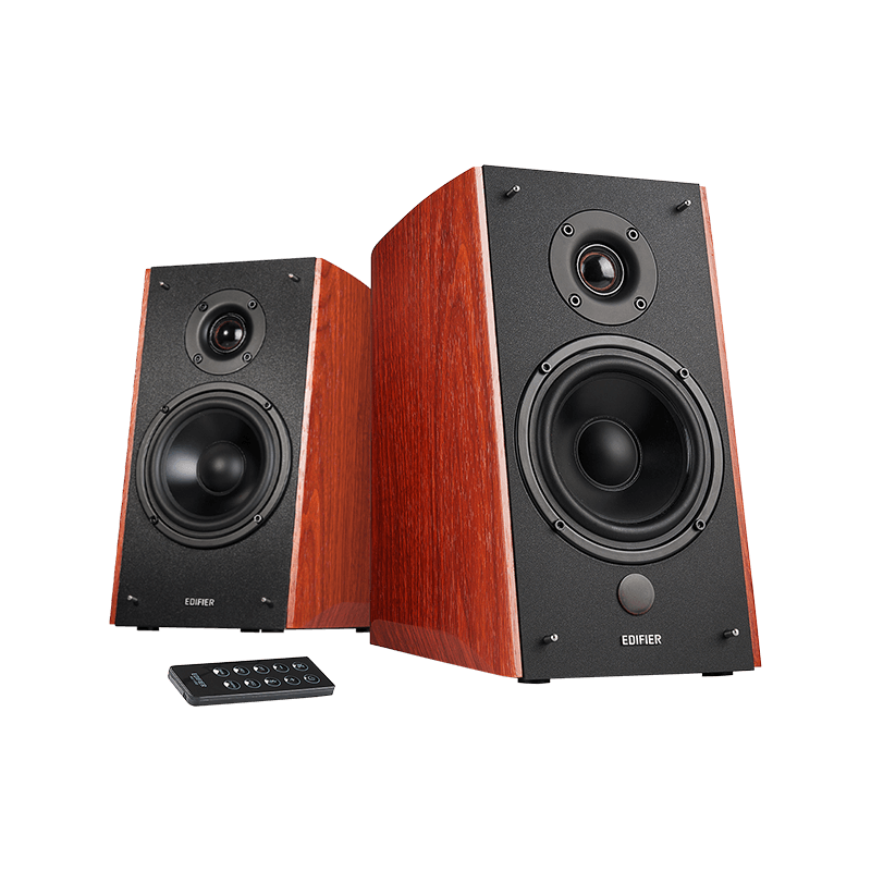 Edifier R2000DB Powered Bluetooth Bookshelf Speakers - Optical Input - Wood