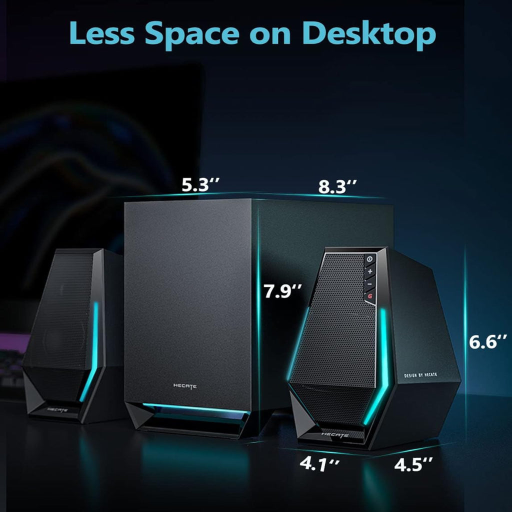 HECATE by Edifier G1500 MAX 2.1 Computer Speakers System - Black
