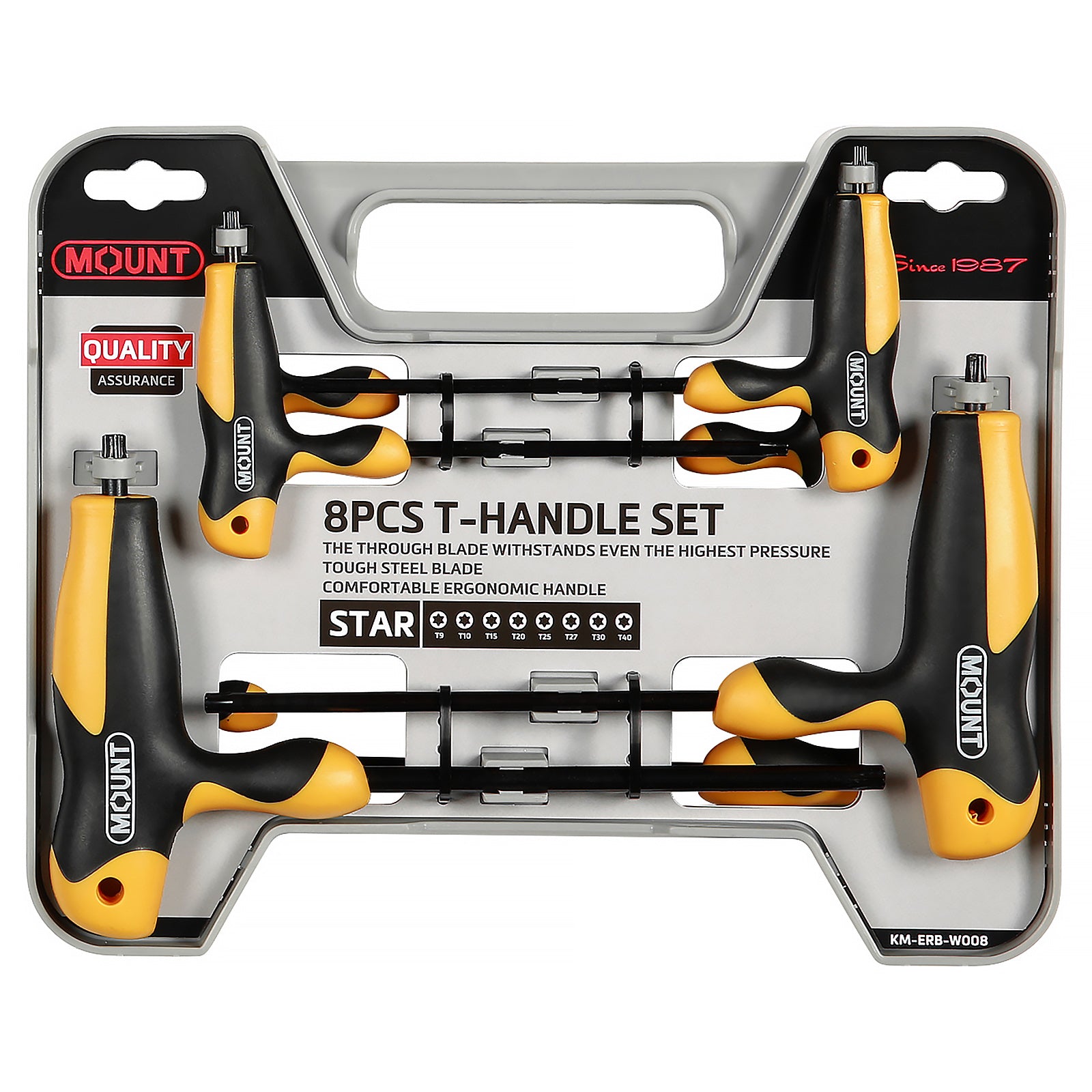 Mount 8PCS T-Handle Torx Star Key Set