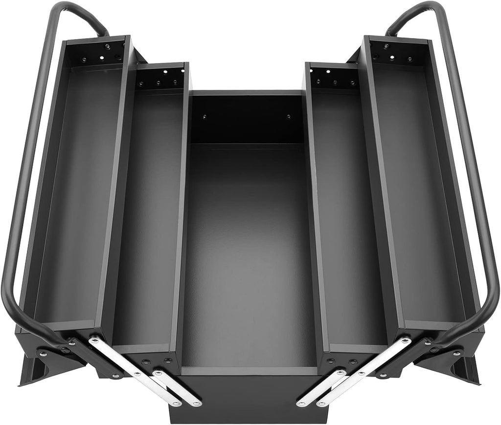 Jetech Cantilever Metal Tool Box, 21 Inch, Dark Grey