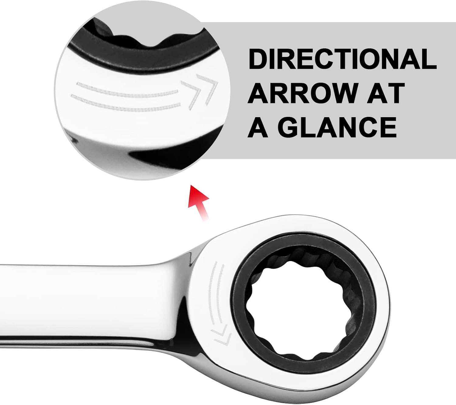 Jetech Ratcheting Combination Wrench, SAE (various sizes)