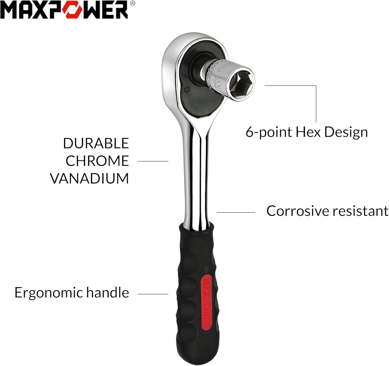 MAXPOWER 13pc 1/4" Drive Socket Set
