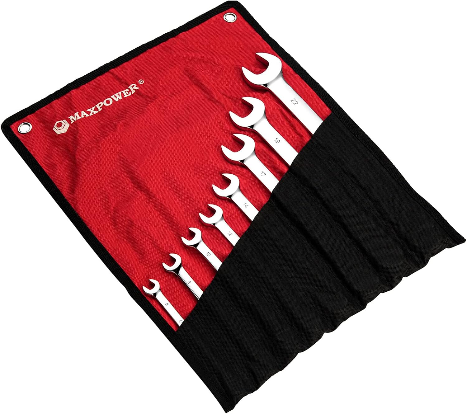 MAXPOWER 8-piece Metric Combination Wrench Set