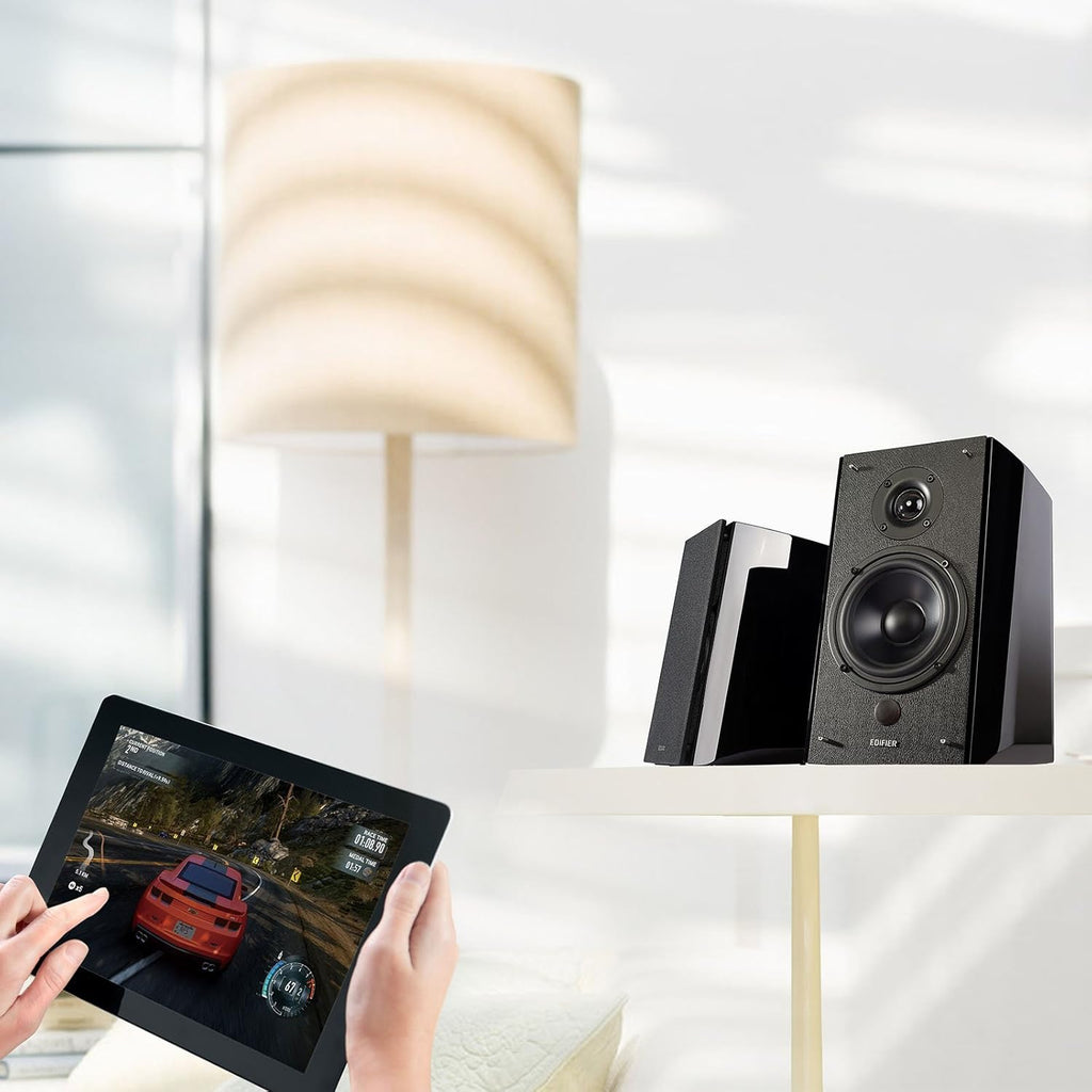 Edifier R2000DB Powered Bluetooth Bookshelf Speakers - Optical Input - Black(Certified Refurbished)