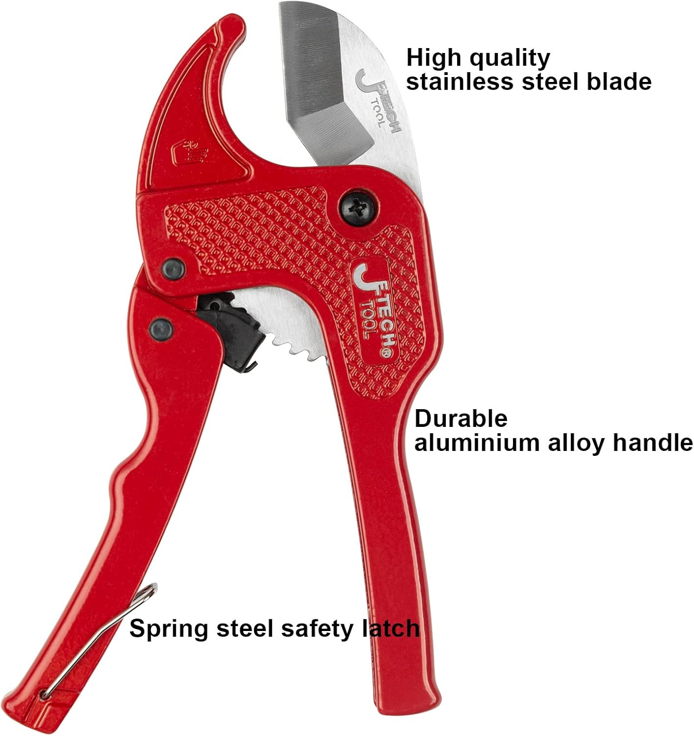 Jetech Ratchet-Type PVC Pipe Cutter, 1-5/8 Inch
