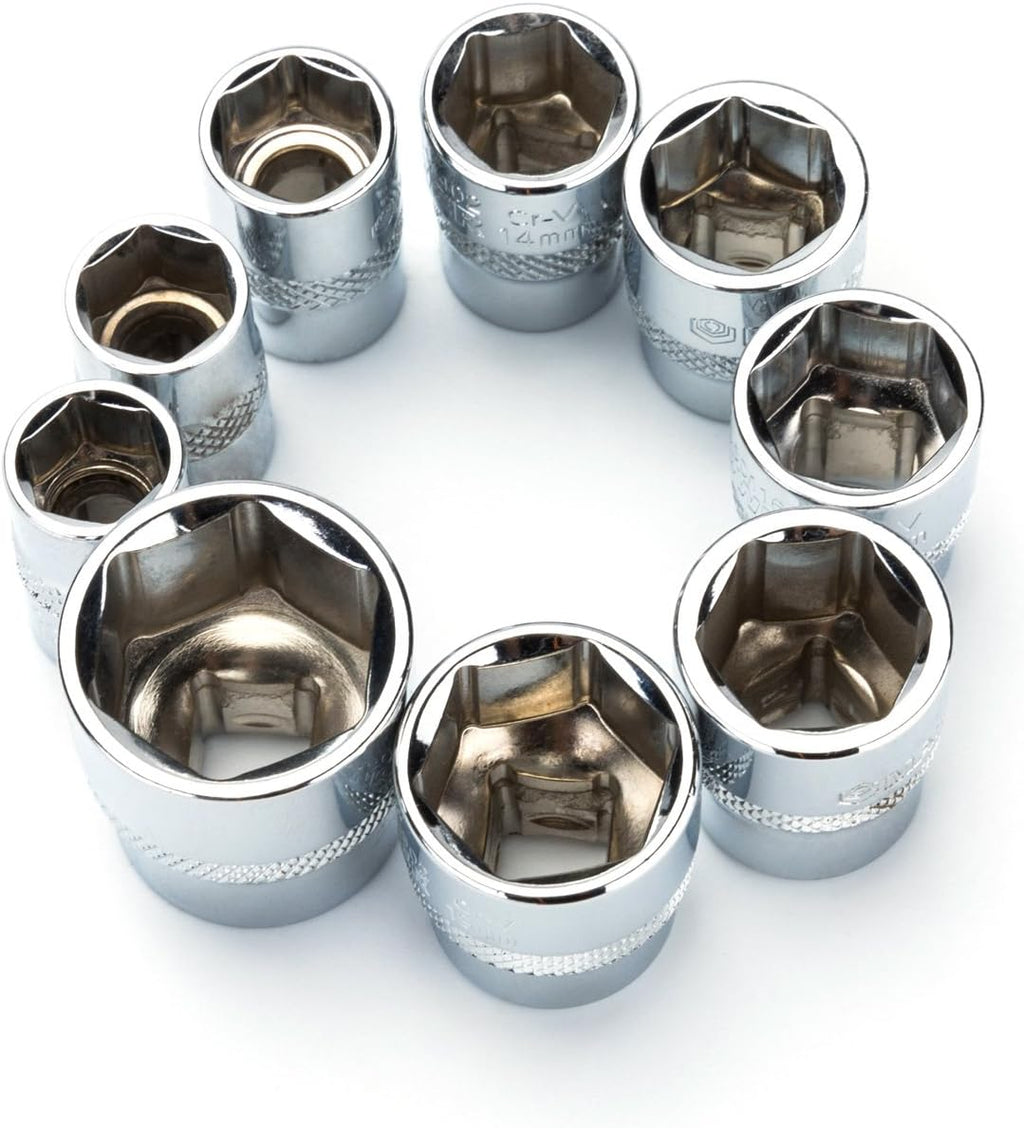 MAXPOWER 11pcs 3/8"Dr. Metric socket wrench set