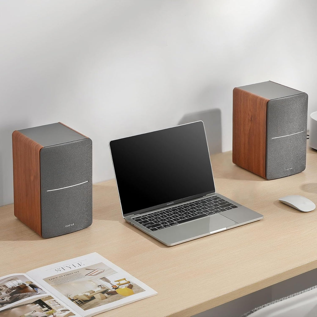 Edifier R1280T Powered Bookshelf Speakers, 2.0 Active Monitor Speaker System (Certified Refurbished)