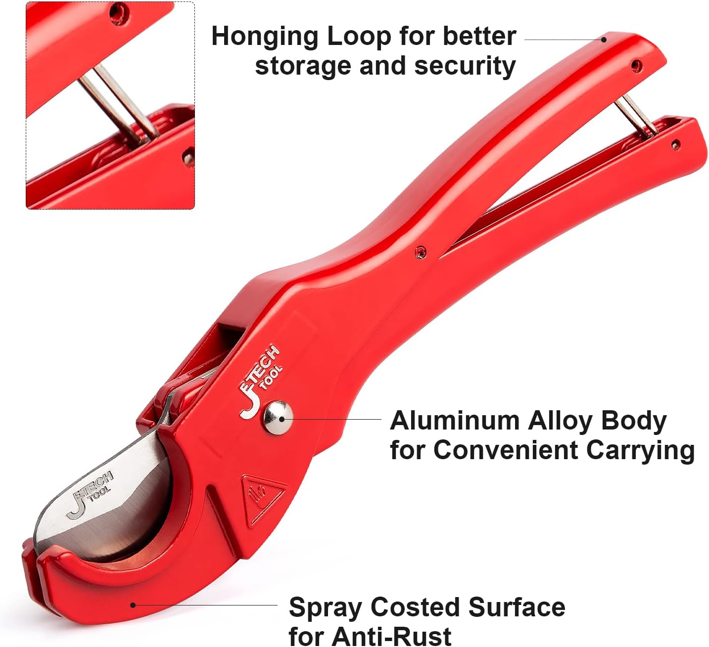 Jetech PVC Pipe Cutter, 1-1/4 Inch