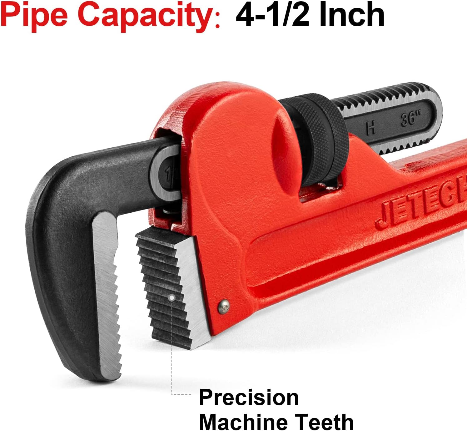 Jetech Heavy Duty Straight Pipe Wrench (various sizes)