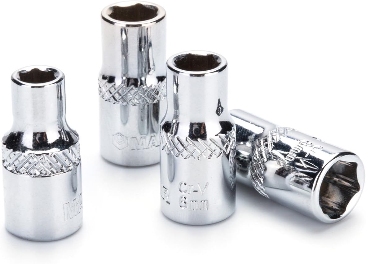 MAXPOWER 11-Piece Metric 1/4-inch Socket Wrench Set