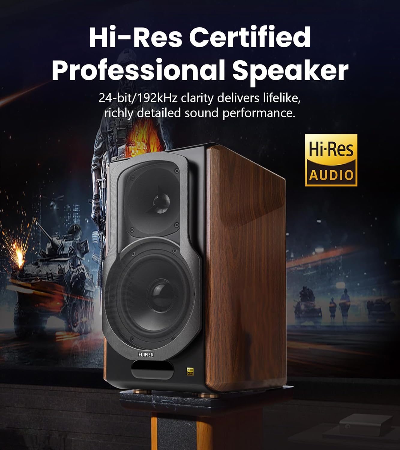 Edifier S2000MKIII Powered Bluetooth Bookshelf 2.0 Speakers - Certified Refurbished