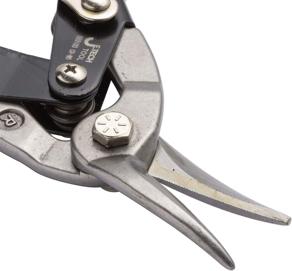 Jetech 10-Inch Offset Right Cut Aviation Snips