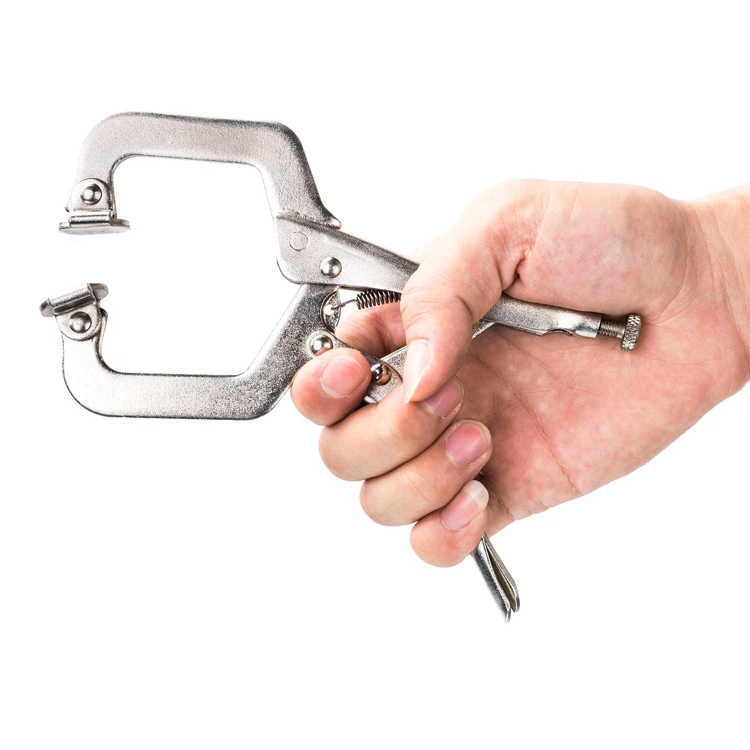 MAXPOWER 3-Piece Locking C-clamp Set - 11 inch and 6 inch