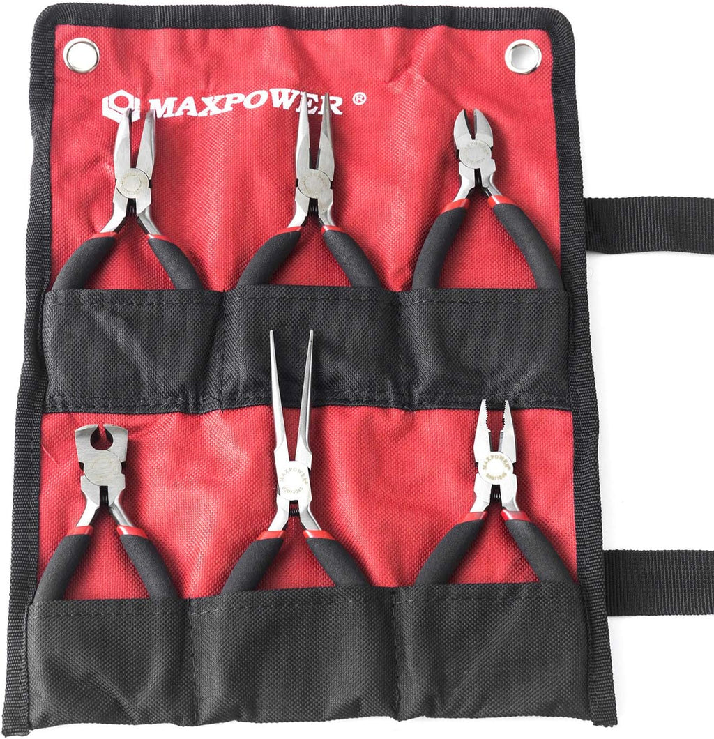 MAXPOWER 6-piece Mini Pliers 4.5-inch Set