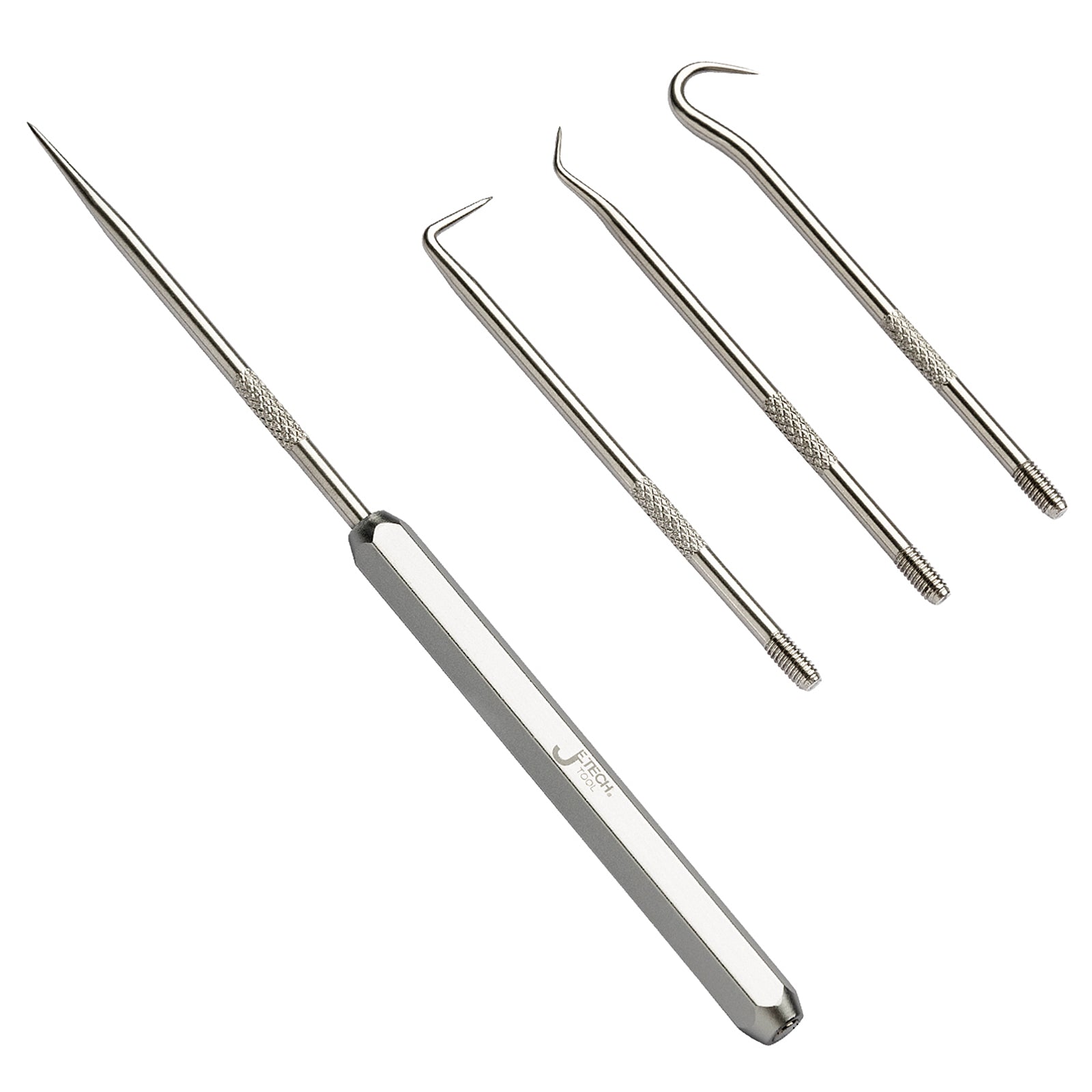 Jetech Hook and Pick Set (Full Hook, 45 Degree/90 Degree/Straight Pick), 5PCS