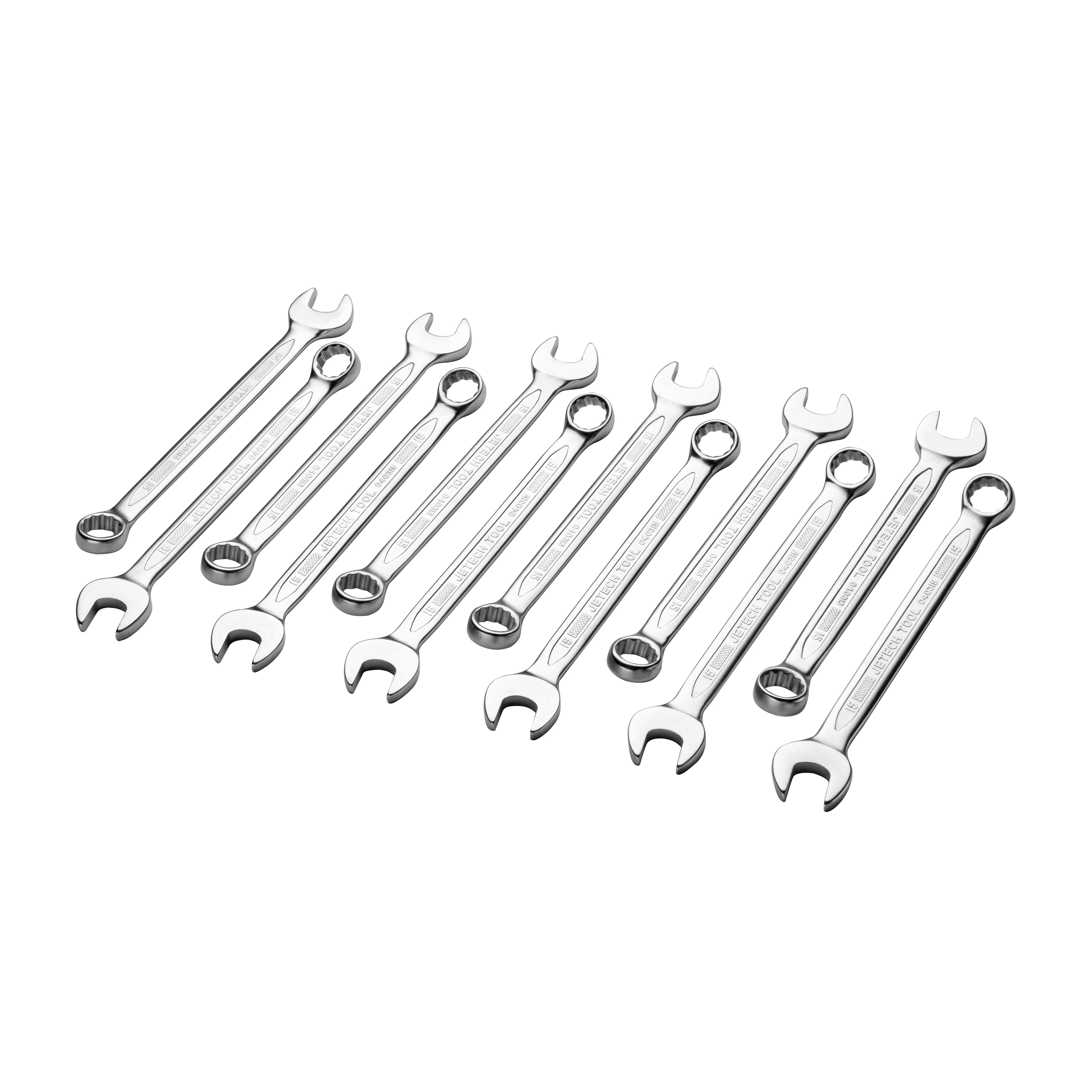 Jetech Combination Wrench Spanner, Metric, 12 Pack  (various sizes)
