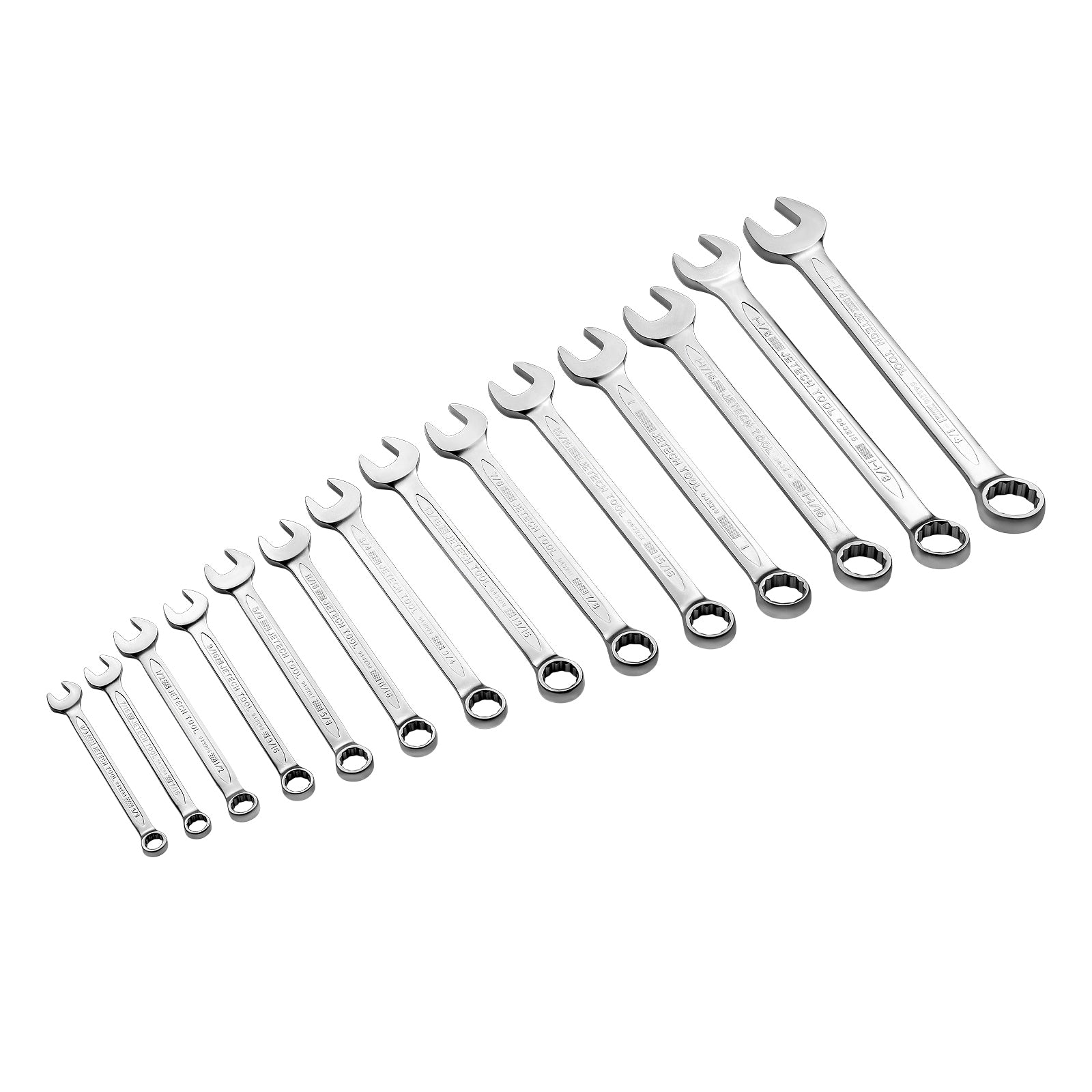 Jetech Combination Wrench Set (3/8in - 1-1/4in), SAE, 14PCS