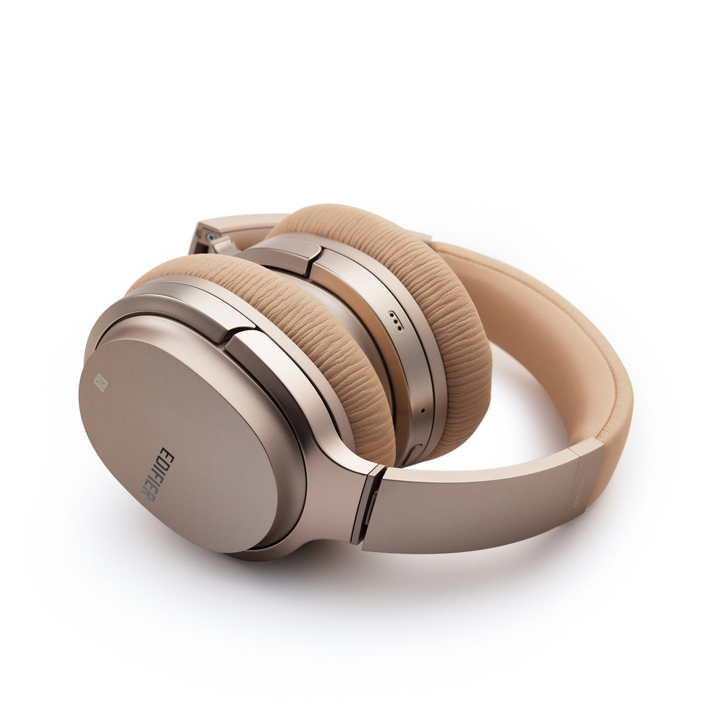 Edifier W860NB Active Noise Cancelling Over-Ear Bluetooth aptX Headphones - Gold(Certified Refurbished)