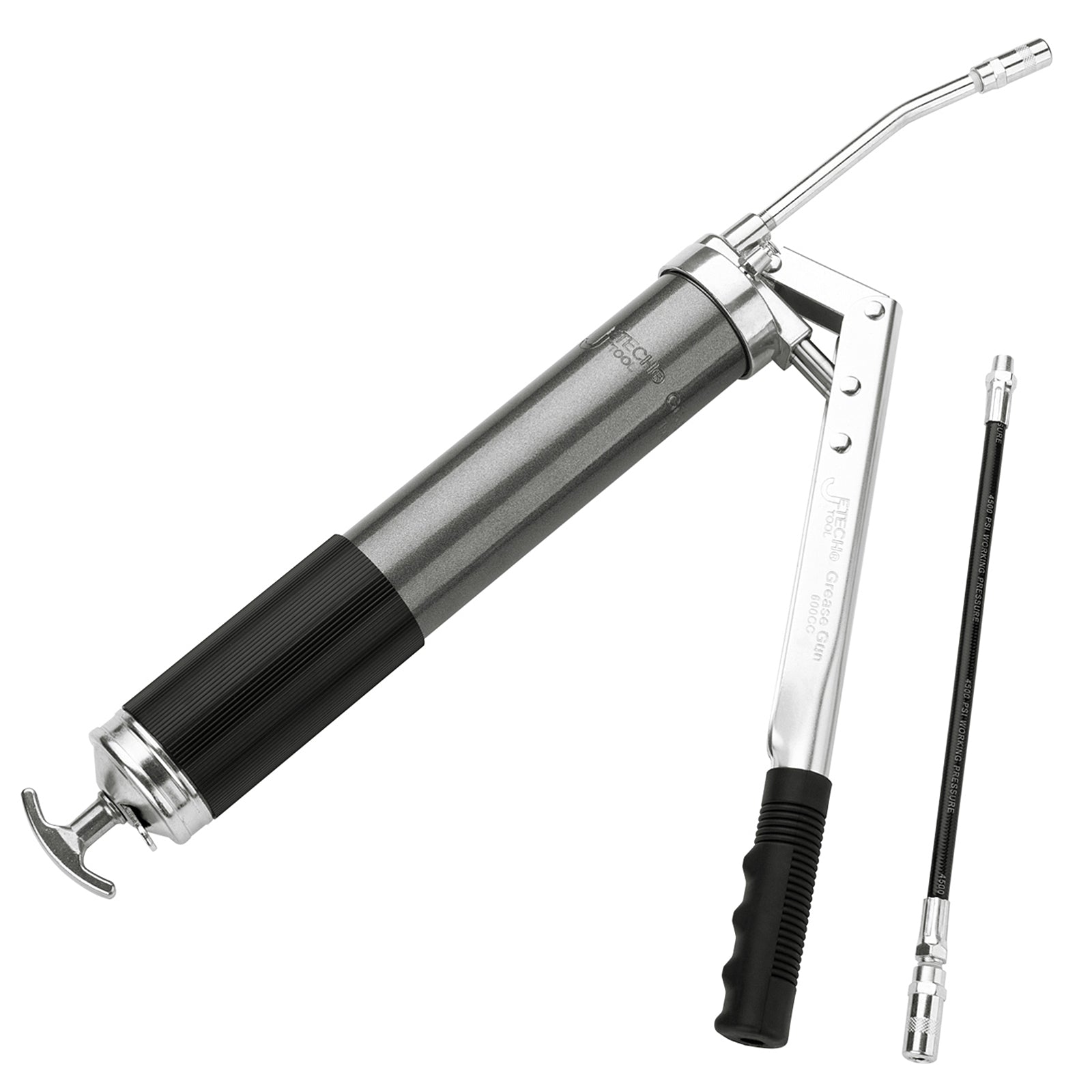 Jetech Lever Action Grease Gun with Dual Piston for 14oz Cartridges