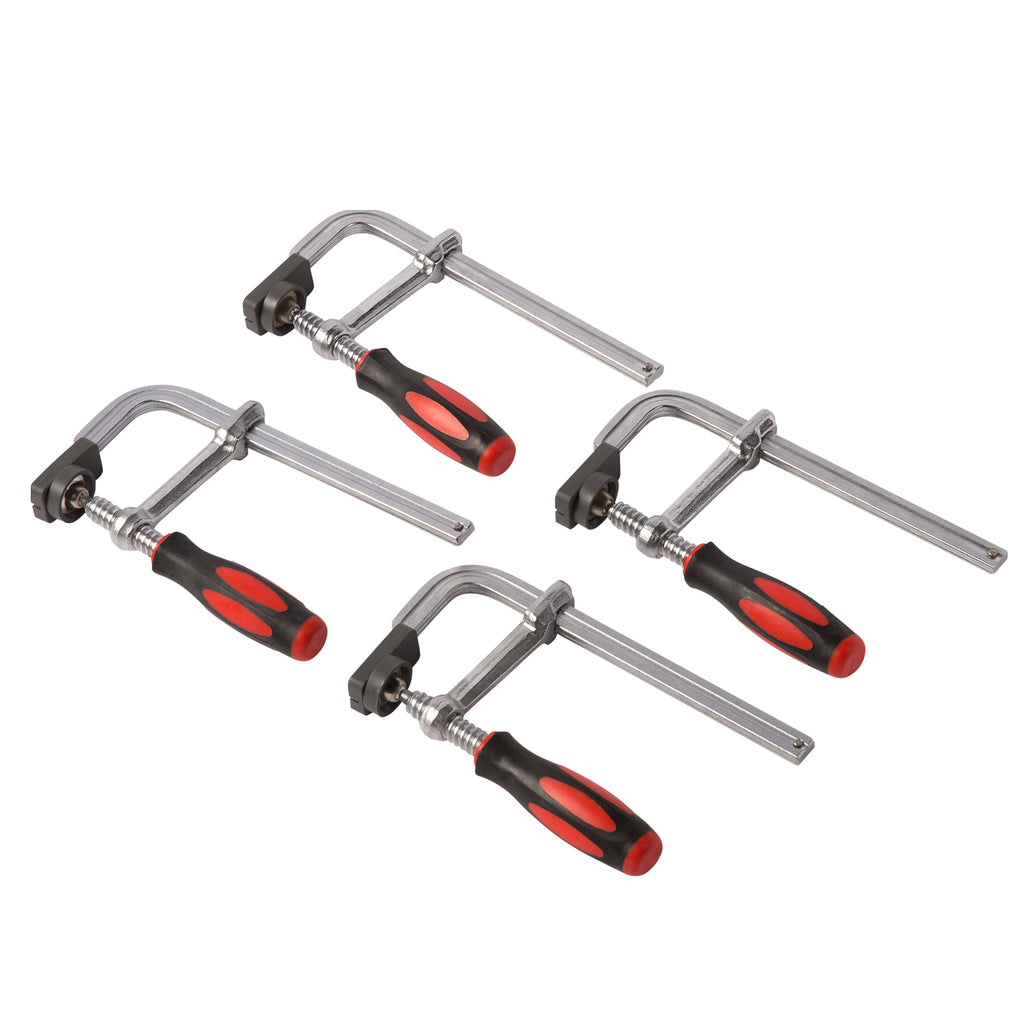 MAXPOWER 6” Medium Duty F-Clamp - 4 Pack