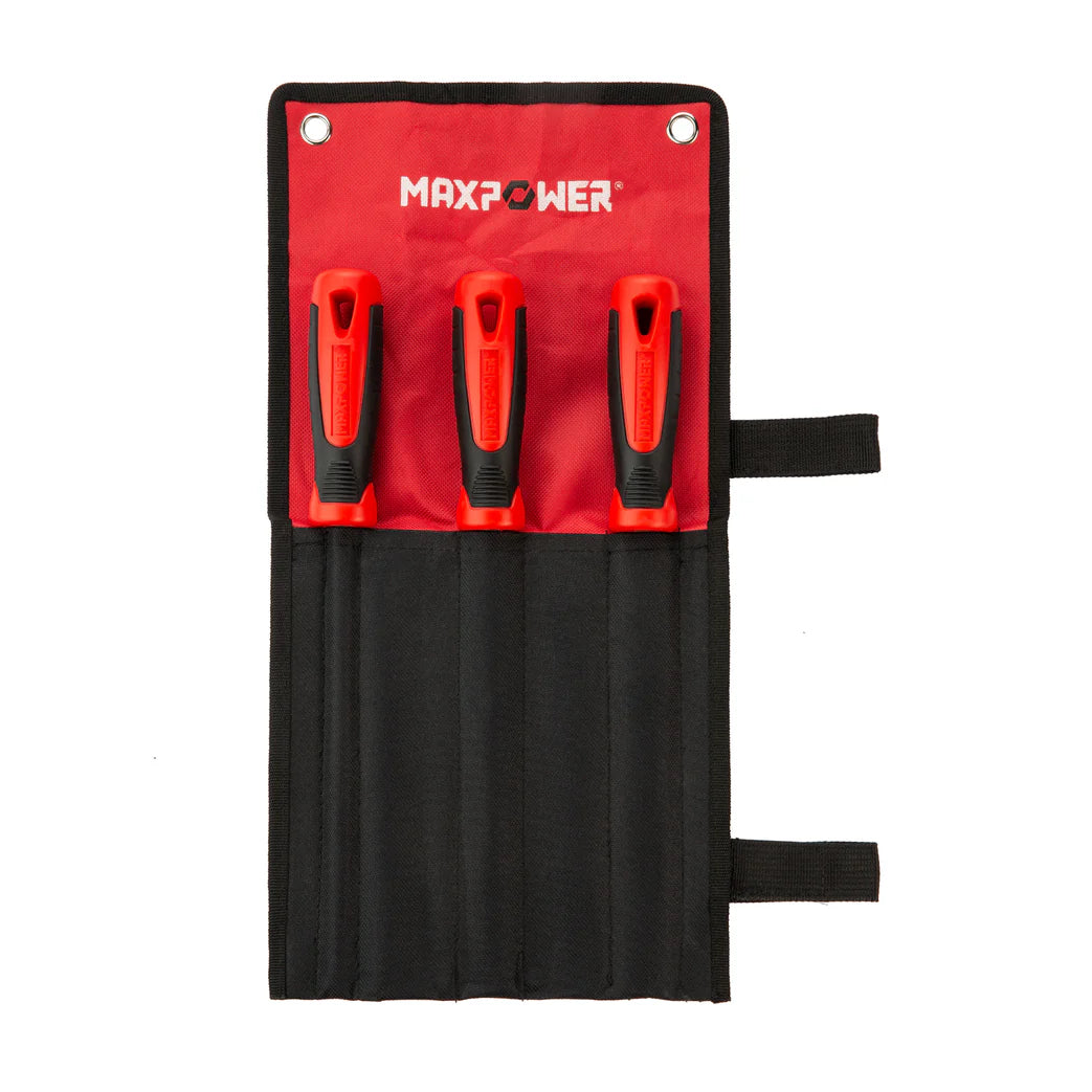 MAXPOWER 3pcs Coarse Teeth File Set