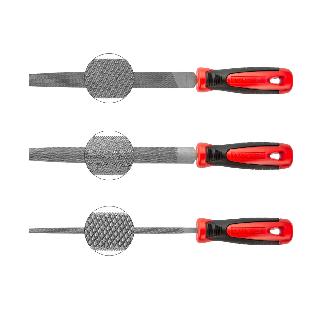MAXPOWER 3pcs Coarse Teeth File Set