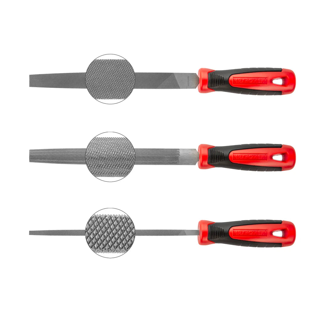 MAXPOWER 3pcs Coarse Teeth File Set