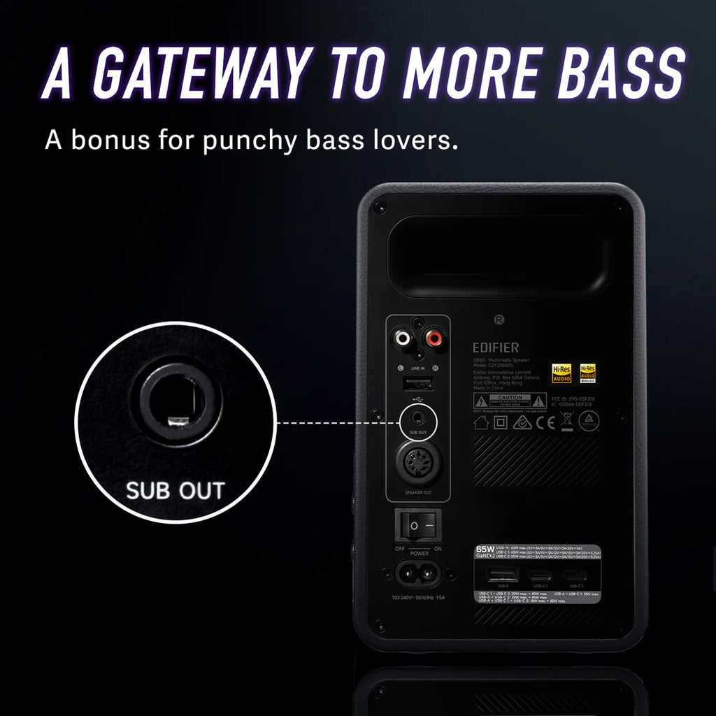 QR65 Multimedia Speaker System